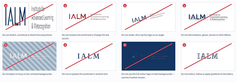 Common logo misuse examples to avoid
